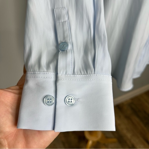 Mela Purdie Women’s Mache Single Pocket Buttoned Shirt In Bluewash  Size 12, M - Picture 11 of 16